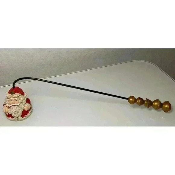 Santa Candle Snuffer Resin Vintage Christmas Unique - Picture 1 of 9